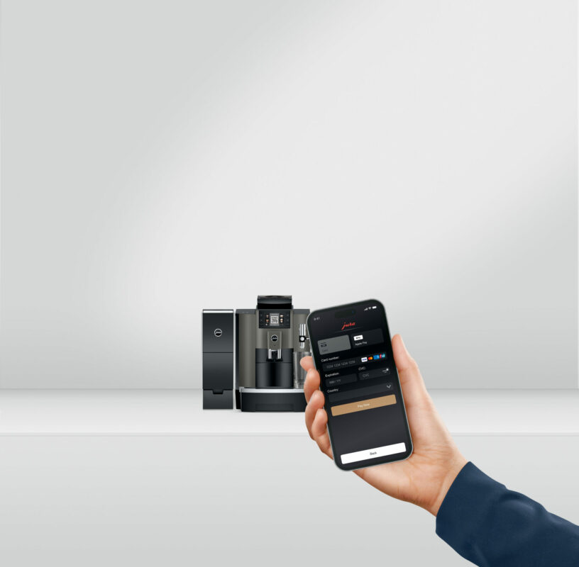 Jura W8 te bedienen met mobiel