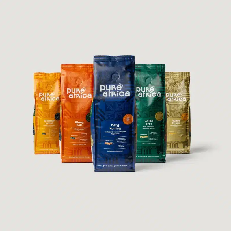 proefpakket koffiebonen - proef al onze Afrikaanse koffies.