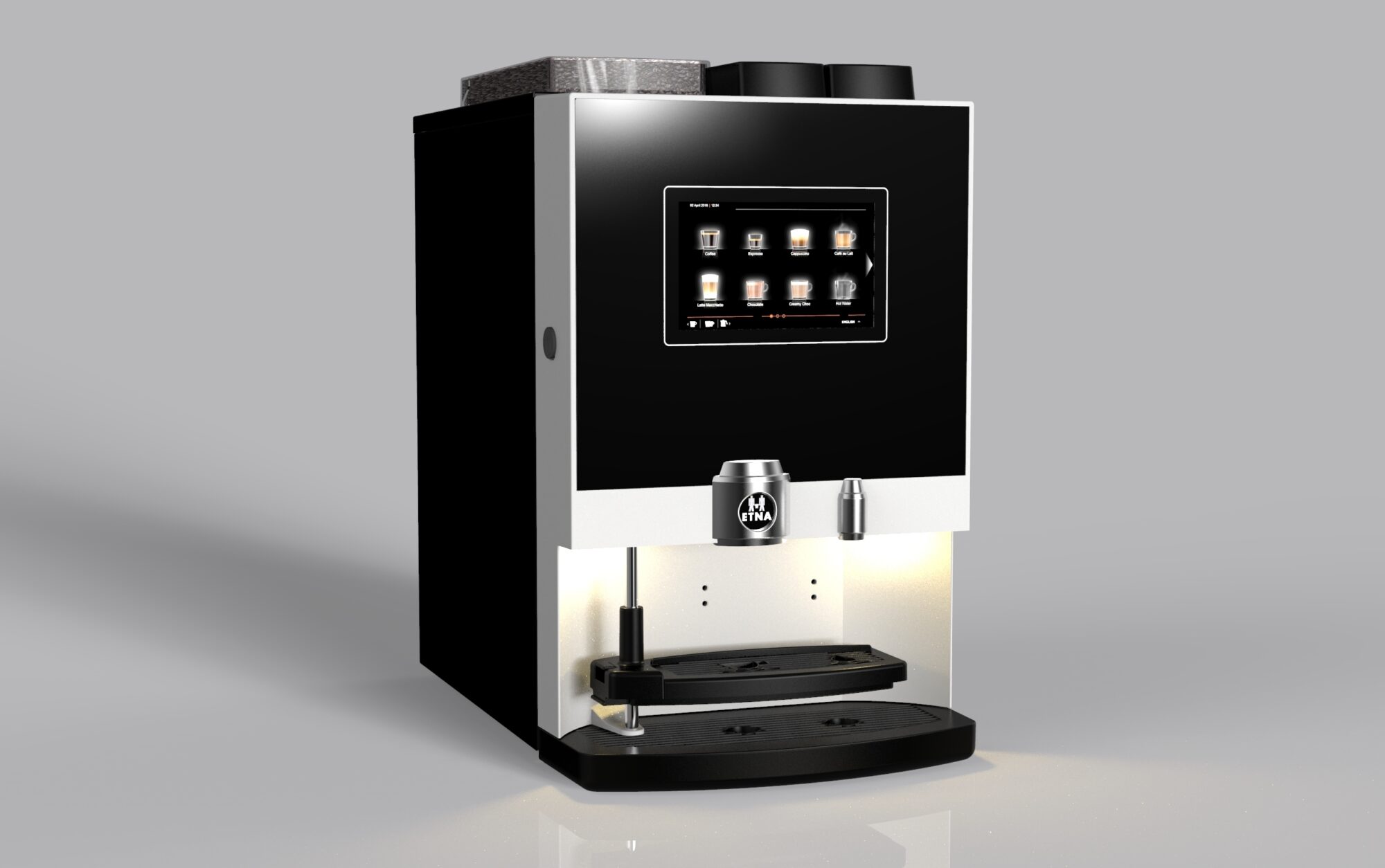 Compacte koffiemachine voor kantoor