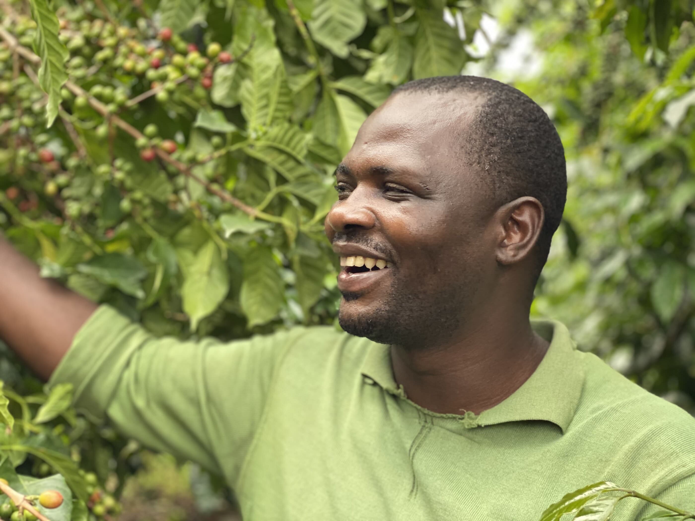 koffieboer Emmanuel koffiecoöperatie Nova Rwanda
