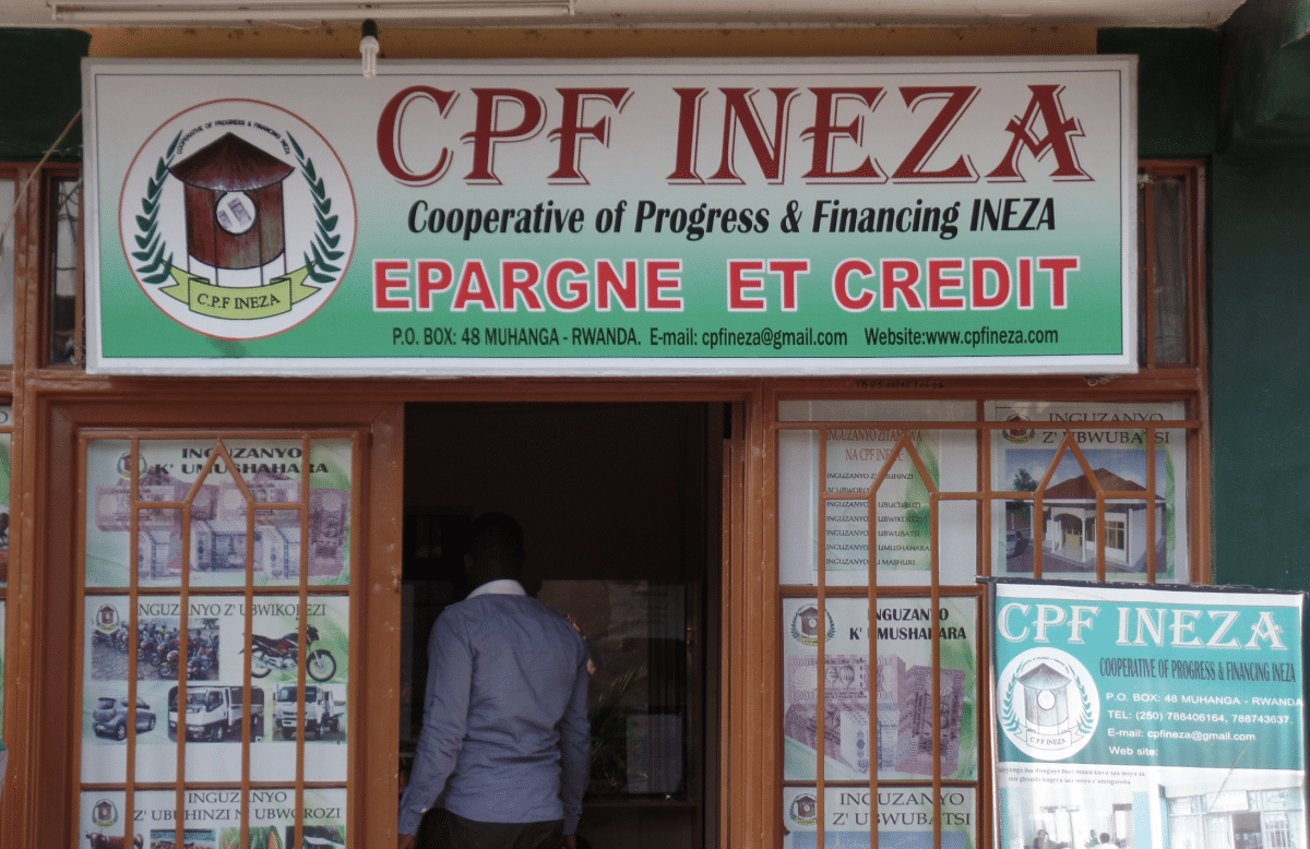 Microfinancieringsbank in Rwanda
