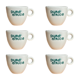 Koffiekop met Pure Africa logo