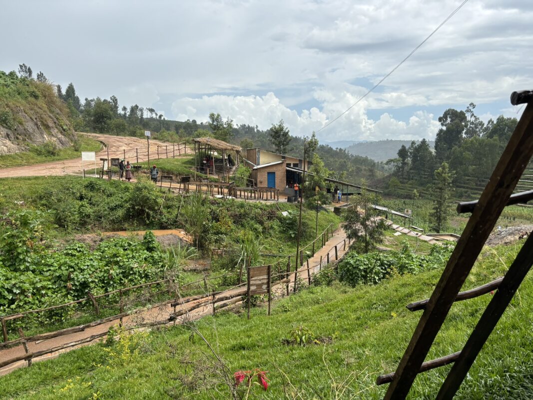 Coffee washing station in Burundi
