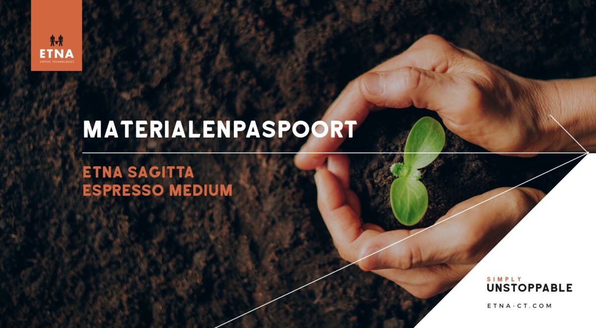 Paspoort van gebruikte materialen in ETNA Koffiemachine